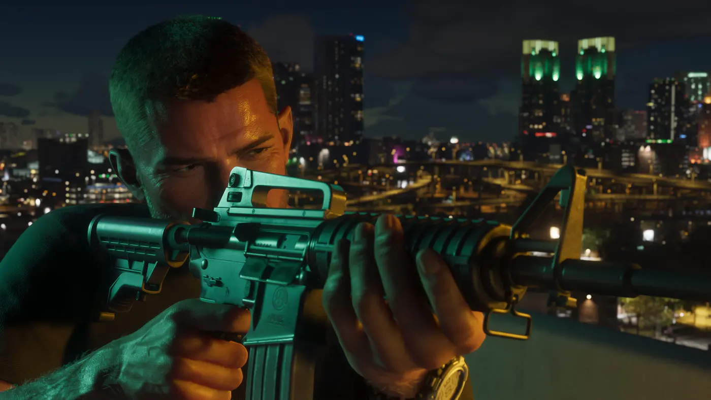 Jason Duval 05, official GTA VI screenshot.