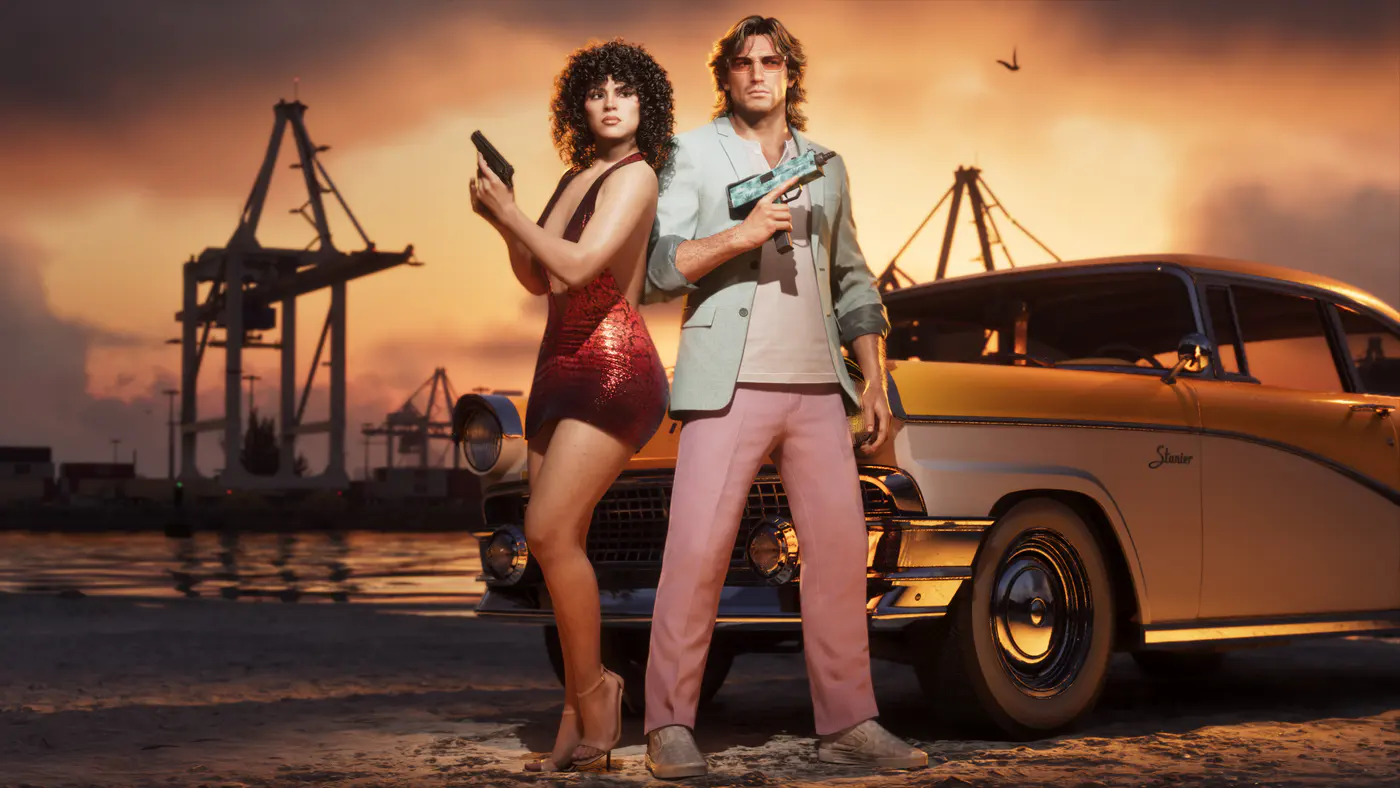 Vintage Vice City Pack 02, official GTA VI screenshot.